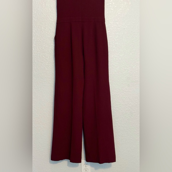 Trina Turk Plum Purple Rumar 2 Embelished Wide Leg Jumpsuit-Women Size 2 - Picture 9 of 9